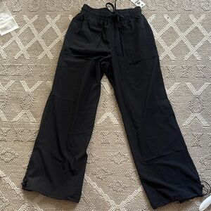 Mono B Black Wide Leg Pants